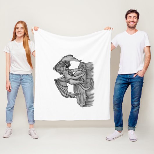 Golem Gargoyle Fleecedecke (Beispiel)