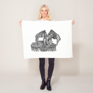 Golem Gargoyle Fleecedecke