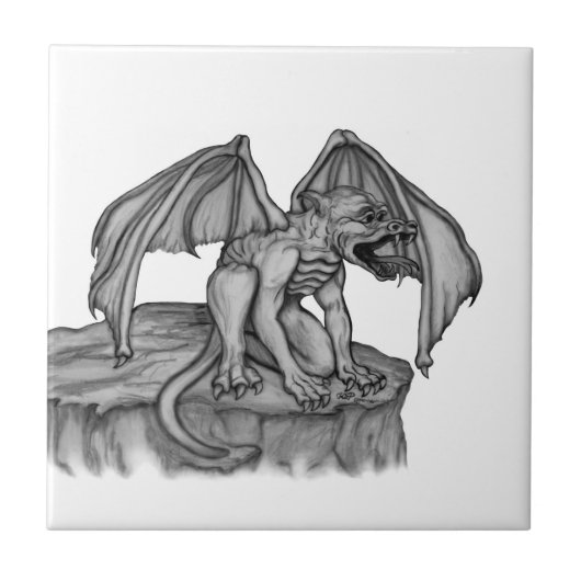 Golem Gargoyle Fliese (Vorderseite)
