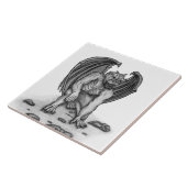 Golem Gargoyle Fliese (Seite)