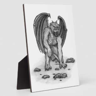 Golem Gargoyle Fotoplatte