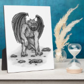 Golem Gargoyle Fotoplatte (Seite)