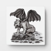 Golem Gargoyle Fotoplatte (Vorderseite)