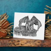 Golem Gargoyle Fotoplatte (Seite)