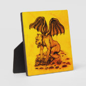 Golem Gargoyle Fotoplatte (Vorderseite)
