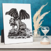 Golem Gargoyle Fotoplatte (Seite)