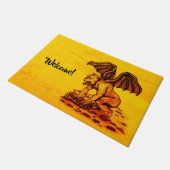 Golem Gargoyle Fußmatte (Schrägansicht)