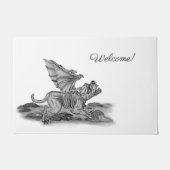 Golem Gargoyle Fußmatte (Vorderseite)