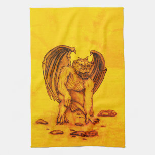 Golem Gargoyle Geschirrtuch