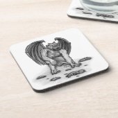 Golem Gargoyle Getränkeuntersetzer (Linke Seite)