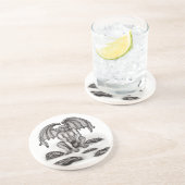 Golem Gargoyle Getränkeuntersetzer (Seite)