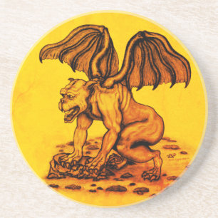 Golem Gargoyle Getränkeuntersetzer