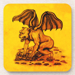 Golem Gargoyle Getränkeuntersetzer