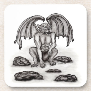 Golem Gargoyle Getränkeuntersetzer