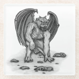 Golem Gargoyle Glasuntersetzer