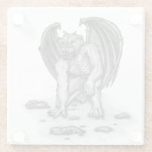 Golem Gargoyle Glasuntersetzer (Rückseite)