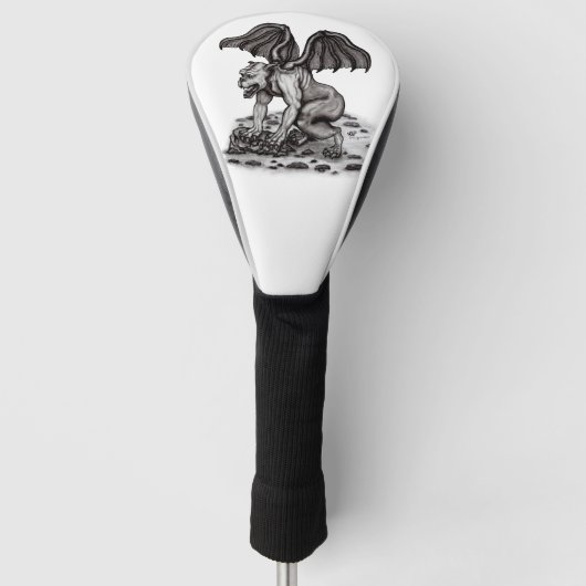Golem Gargoyle Golf Headcover (Vorderseite)