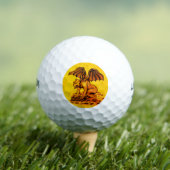 Golem Gargoyle Golfball (Insitu T-Shirt)