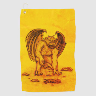 Golem Gargoyle Golfhandtuch