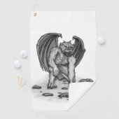 Golem Gargoyle Golfhandtuch (Insitu)