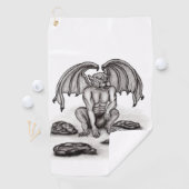 Golem Gargoyle Golfhandtuch (Insitu)