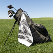 Golem Gargoyle Golfhandtuch (Gras)
