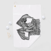 Golem Gargoyle Golfhandtuch (Insitu)