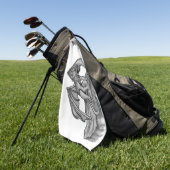 Golem Gargoyle Golfhandtuch (Gras)