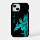 Golem Gargoyle iPhone 15 Hülle (Rückseite)