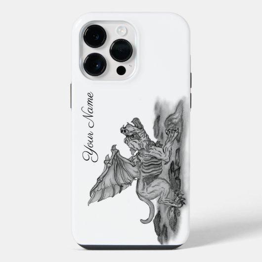 Golem Gargoyle iPhone Hülle (Rückseite)