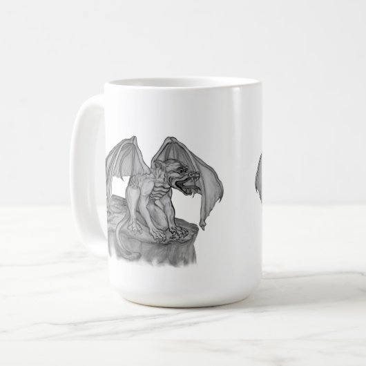 Golem Gargoyle Kaffeetasse (Vorderseite Links)