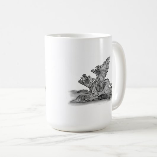 Golem Gargoyle Kaffeetasse (VorderseiteRechts)