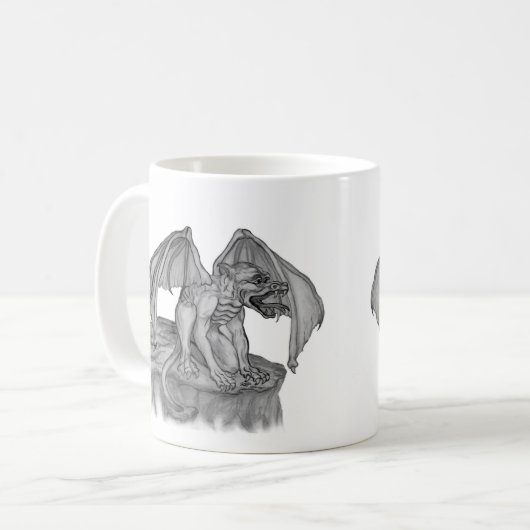 Golem Gargoyle Kaffeetasse (Vorderseite Links)