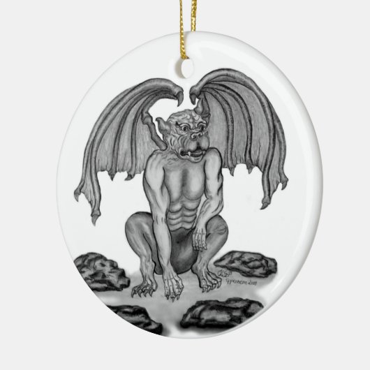 GOLEM Gargoyle Keramik Ornament (Links)