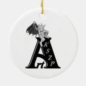 GOLEM Gargoyle Keramik Ornament (Hinten)