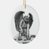 Golem Gargoyle Keramik Ornament (Rechts)