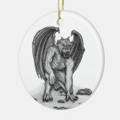 Golem Gargoyle Keramik Ornament (Links)