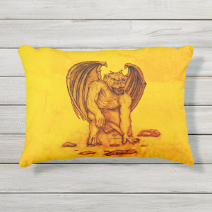 Golem Gargoyle Kissen Für Draußen