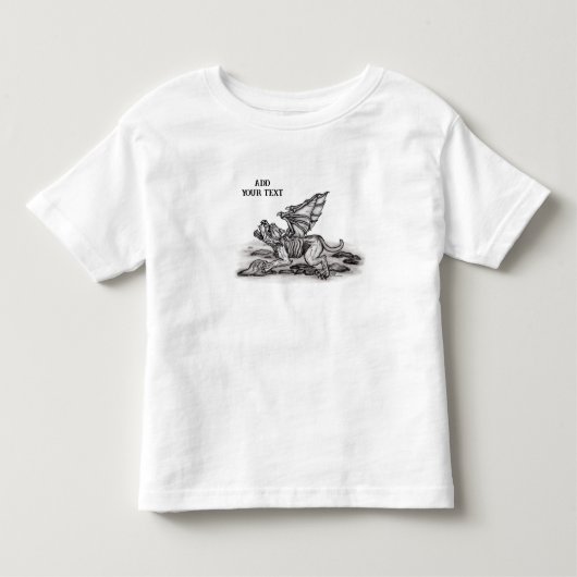 Golem Gargoyle Kleinkind T-shirt (Vorderseite)