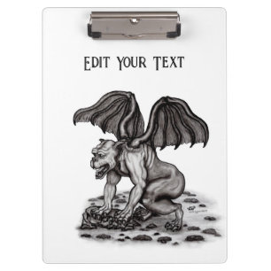 Golem Gargoyle Klemmbrett