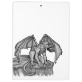 Golem Gargoyle Klemmbrett (Rückseite)