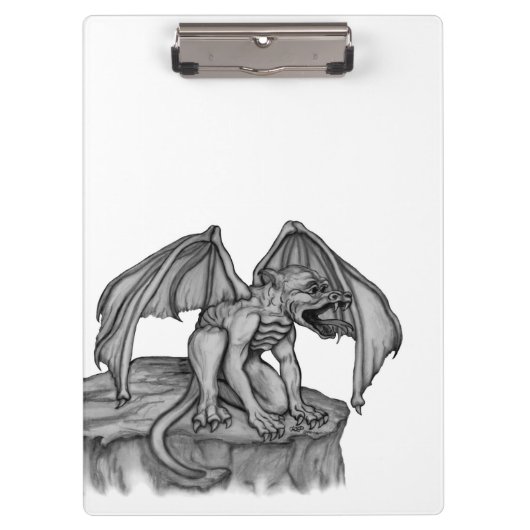 Golem Gargoyle Klemmbrett (Vorderseite)