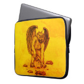 Golem Gargoyle Laptopschutzhülle (Vorderseite Links)