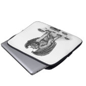 Golem Gargoyle Laptopschutzhülle (Vorne Knopf)