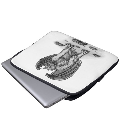 Golem Gargoyle Laptopschutzhülle (Vorne Knopf)