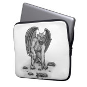 Golem Gargoyle Laptopschutzhülle (Vorderseite Links)