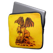 Golem Gargoyle Laptopschutzhülle (Vorderseite Links)