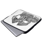 Golem Gargoyle Laptopschutzhülle (Vorne Knopf)
