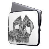 Golem Gargoyle Laptopschutzhülle (Vorderseite Links)