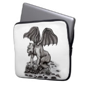 Golem Gargoyle Laptopschutzhülle (Vorderseite Links)